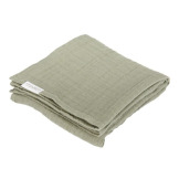 MUŚLINOWY OTULACZ 120x120 cm Olive