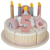 RÓŻOWY TORCIK URODZINOWY do zabawy