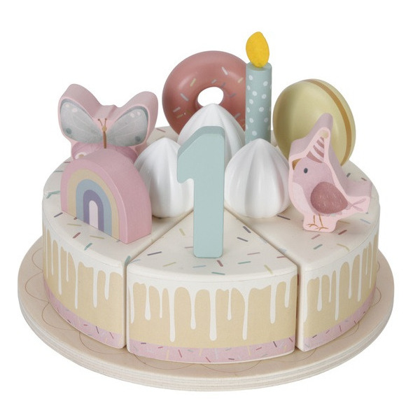 RÓŻOWY TORCIK URODZINOWY do zabawy