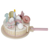 RÓŻOWY TORCIK URODZINOWY do zabawy