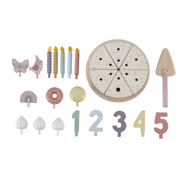 RÓŻOWY TORCIK URODZINOWY do zabawy