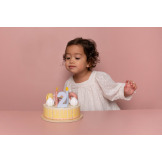 RÓŻOWY TORCIK URODZINOWY do zabawy