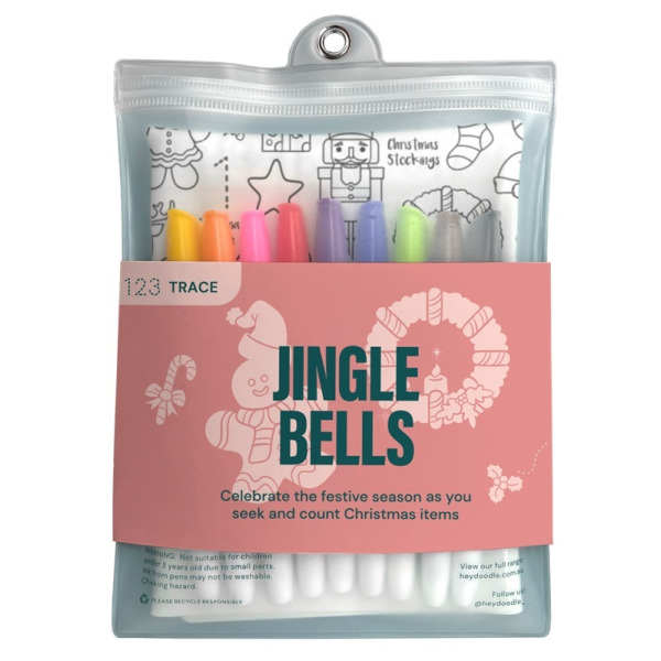 WESOŁYCH ŚWIĄT duża silikonowa mata do kolorowania A3