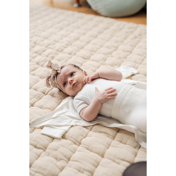 ŚPIWOREK WEWNĘTRZNY z bio bawełny 56 cm 0,5 tog Biały