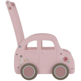 DREWNIANY WÓZEK na zabawki Pink FSC