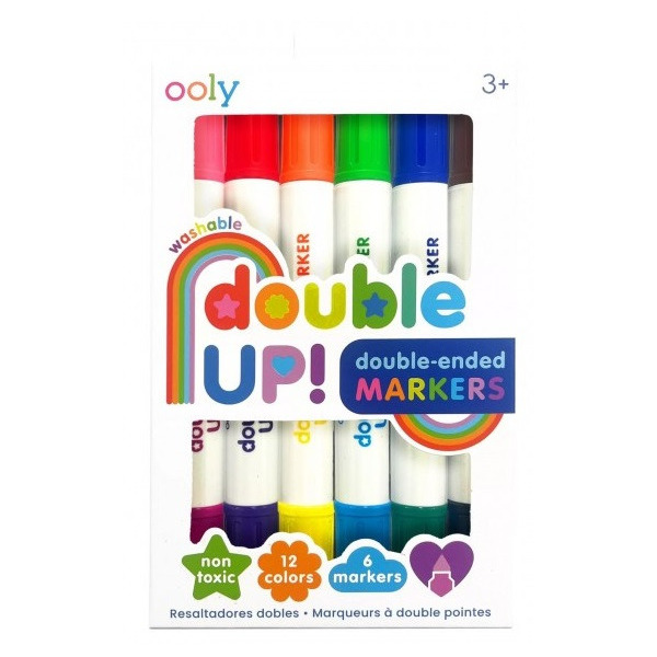 DWUSTRONNE FLAMASTRY zestaw 6 szt. Double Up!