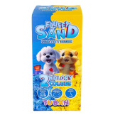 PUSZYSTY PIASEK niebieski i żółty Fluffy Sand 2 x 70g