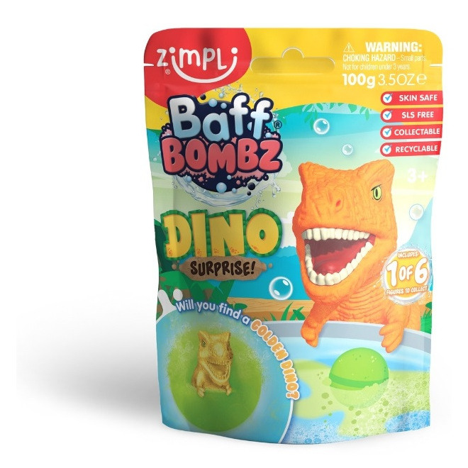 KULA DO KĄPIELI Z NIESPODZIANKĄ Baff Bombz Dino Suprise 100 g