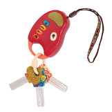 FUNKEYS zestaw kluczy samochodowych z pilotem i wbudowaną latarką - czerwony