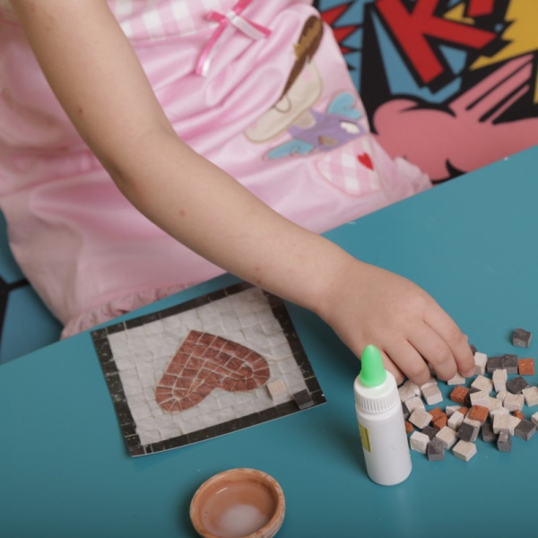 SERCE mozaika zestaw kreatywny Mosaikit