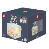 DREWNIANA KOSTKA EDUKACYJNA wielofunkcyjna z pętlą Sweet Cocoon