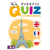 PODRÓŻE Quiz dla przedszkolaka książeczka z naklejkami