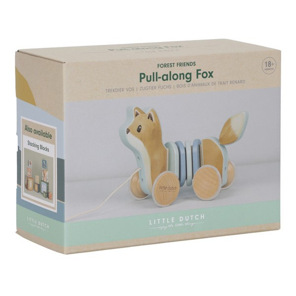 DREWNIANY LISEK do ciągnięcia Forest Friends