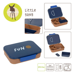 SMILE NAVY Lunchbox Bento z przegródkami Little Gang