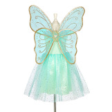 WRÓŻKA CAMILLE Kostium sukienka i skrzydła motyla 8-10 lat