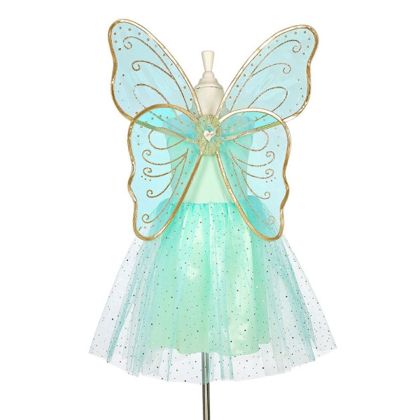 WRÓŻKA CAMILLE Kostium sukienka i skrzydła motyla 8-10 lat