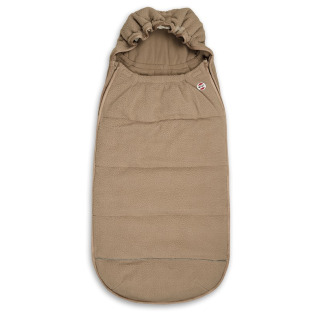 BEŻOWY zimowy polarowy śpiworek do wózka i fotelika Teddy Fleece Beige Lodger