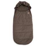 BRĄZOWY zimowy polarowy śpiworek do wózka i fotelika Teddy Fleece Buffalo