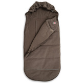 BRĄZOWY zimowy polarowy śpiworek do wózka i fotelika Teddy Fleece Buffalo