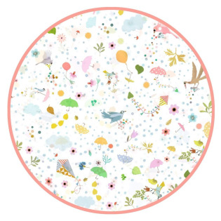 WIOSNA przeźroczysta pelerynka przeciwdeszczowa 5-7 lat