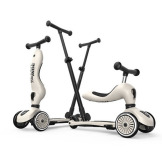 ASH szary highwaykick 1 Push and Go 2w1 Jeździk i hulajnoga z rączką do prowadzenia 1-5 lat