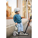 ASH szary highwaykick 1 Push and Go 2w1 Jeździk i hulajnoga z rączką do prowadzenia 1-5 lat