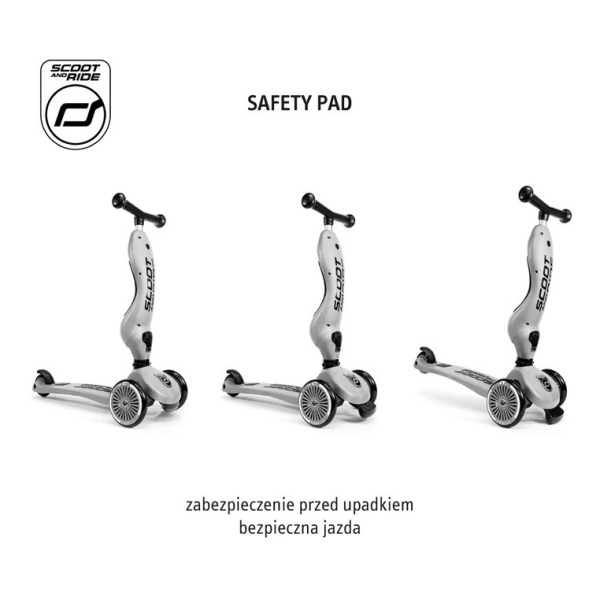 WILDBERRY highwaykick 1 Push and Go 2w1 Jeździk i hulajnoga z rączką do prowadzenia 1-5 lat