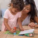 LISEK stempel z naklejkami Sticker Wow