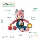 KOTKA JEANNE przytulanka aktywizująca wielofunkcyjna Lilliputiens 9m+
