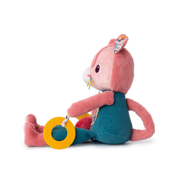 KOTKA JEANNE przytulanka aktywizująca wielofunkcyjna Lilliputiens 9m+