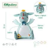 SMOK JOE przytulanka aktywizująca z lusterkiem A KUKU Lilliputiens 6m+