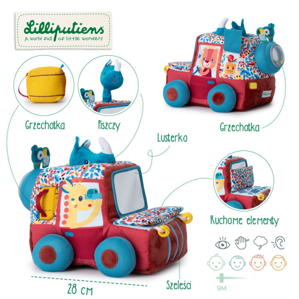 LEW JACK wielofunkcyjny samochód Safari Lilliputiens 9m+