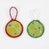 OZDOBY CHOINKOWE świąteczny zestaw kreatywny  DIY