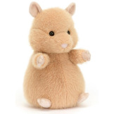 CHOMIK beżowa przytulanka HANK HAMSTER 18 cm