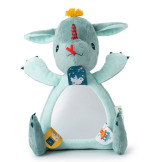 SMOK JOE przytulanka aktywizująca z lusterkiem A KUKU Lilliputiens 6m+