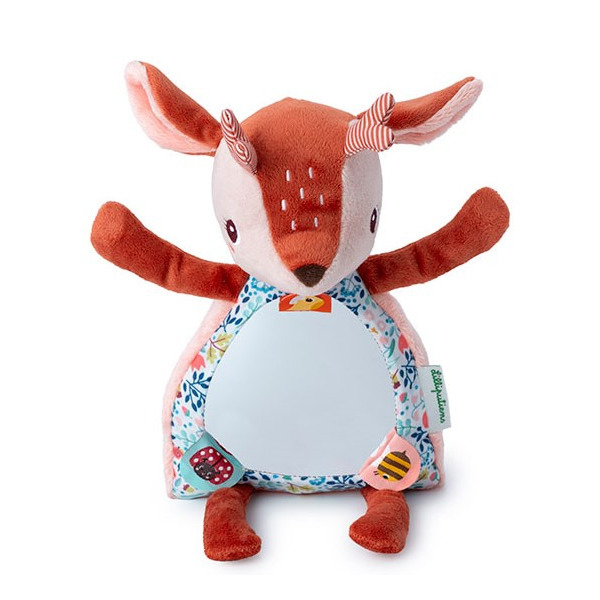 SARENKA STELLA przytulanka aktywizująca z lusterkiem  A KUKU Lilliputiens 6m+