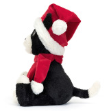 Kot w świątecznej czapce i szaliku 32 cm Christmas Jellycat Jack