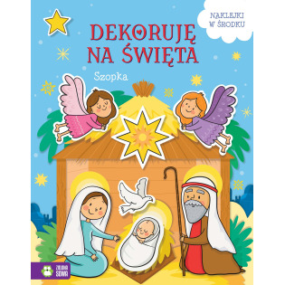SZOPKA. DEKORUJĘ NA ŚWIĘTA książeczka z zadaniami i naklejkami wyd. Zielona Sowa