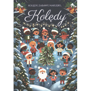 KOLĘDY książeczka z kolędami, zadaniami i naklejkami