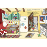 GDZIE SĄ PREZENTY, ŚWIĘTY MIKOŁAJU książka kartonowa z okienkami Anna Taube wyd. JupiJo 2+