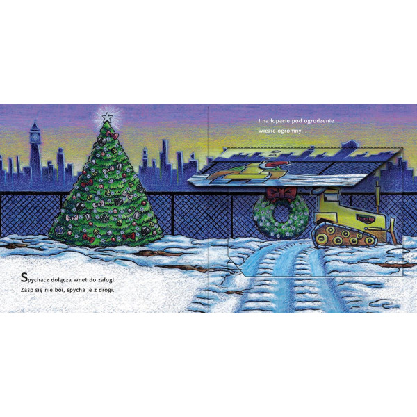 CHOINKOWY PLAC BUDOWY książka kartonowa z okienkami Rinker Sheri Duskey wyd. Nasza Księgarnia