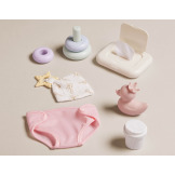 ZESTAW DO PRZEWIJANIA lalki niemowlaka oraz zabawki dla dzidziusia