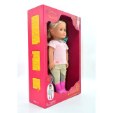 TAMERA duża lalka dżokejka blondynka z akcesoriami, ZGINANE ŁOKCIE i KOLANA 46 cm