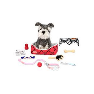 TROSKA O PIESKA zestaw akcesoriów do pielęgnacji i karmienia psa