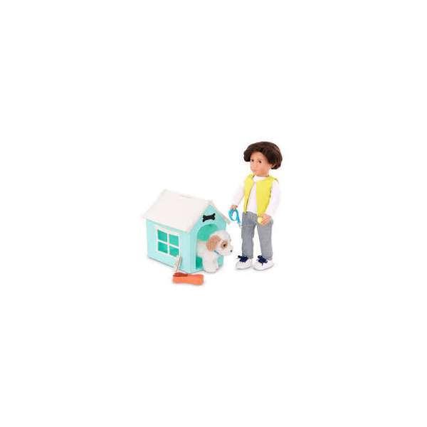 BUDA Z PUPILEM zestaw akcesoriów dla pieska