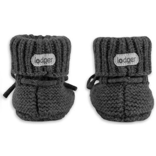 BUCIKI NIECHODKI Z WEŁNY MERINO 6-12 m Grafitowe Pigeon