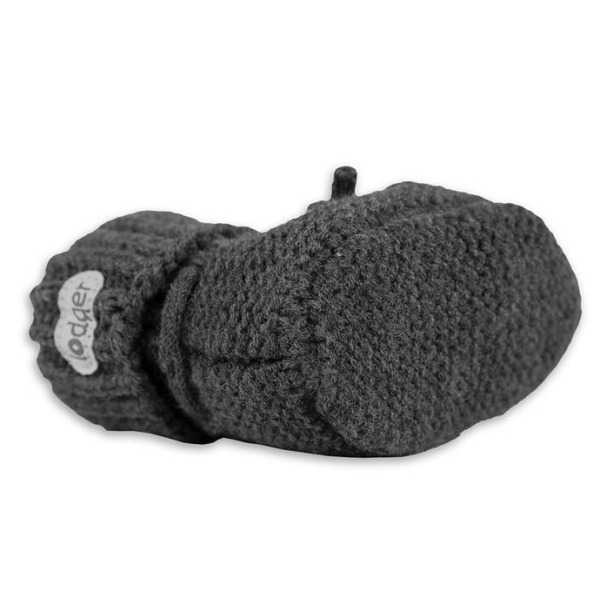 BUCIKI NIECHODKI Z WEŁNY MERINO 6-12 m Grafitowe Pigeon