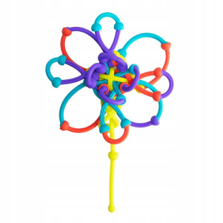 SILIKONOWE KLOCKI innowacyjne przyssawki 46 el. Plip Kit Fat Brain Toy 5+