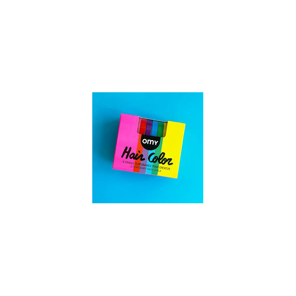 ZYMWALNA KREDA DO WŁOSÓW zestaw 6 szt. OMY