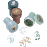 PIECZĄTKI Z TUSZEM zestaw 16 sztuk Forest Friends